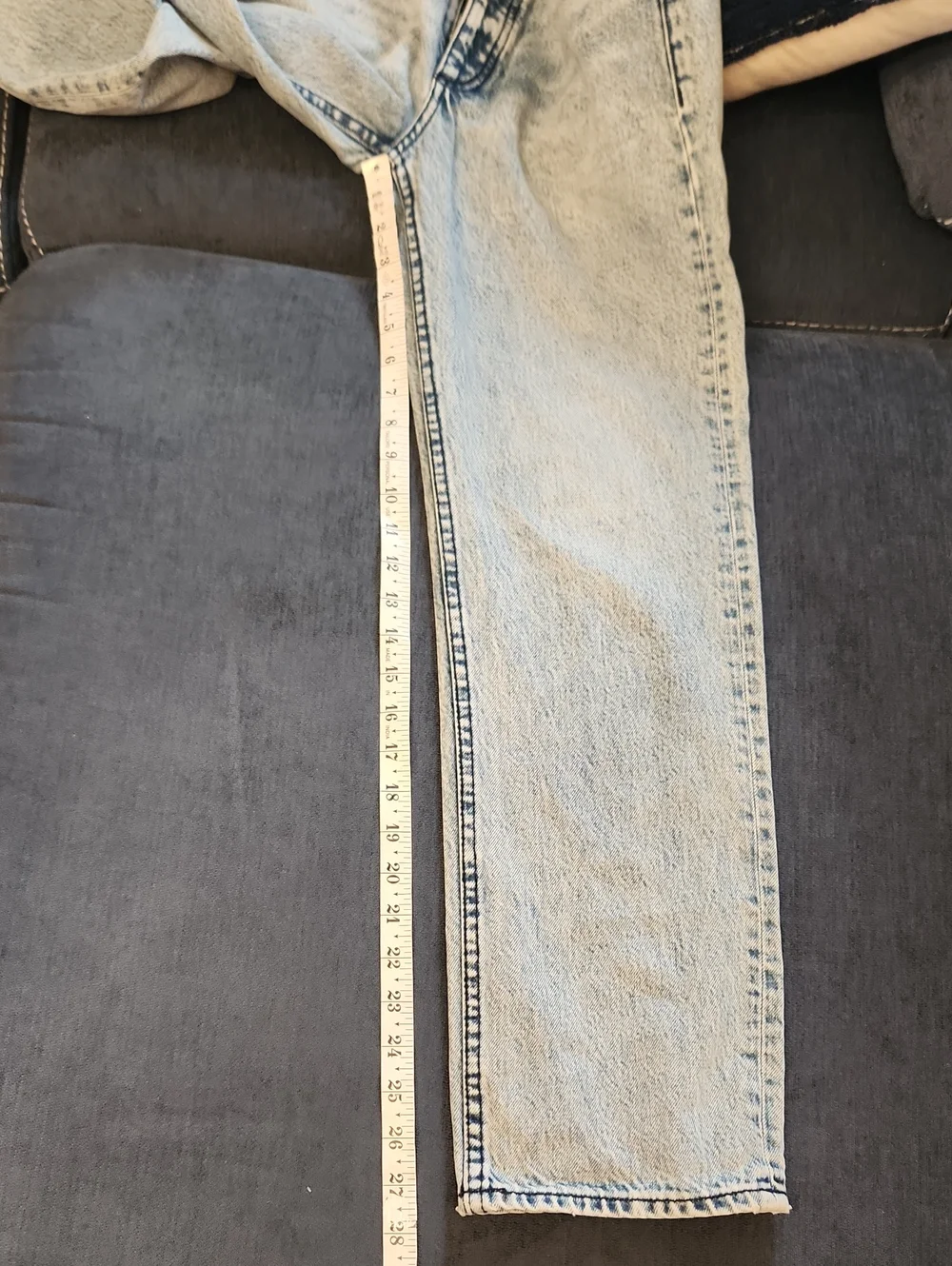 rag & bone Alex High-Rise Ankle Straight Light Wash Button-fly Jeans Size 24